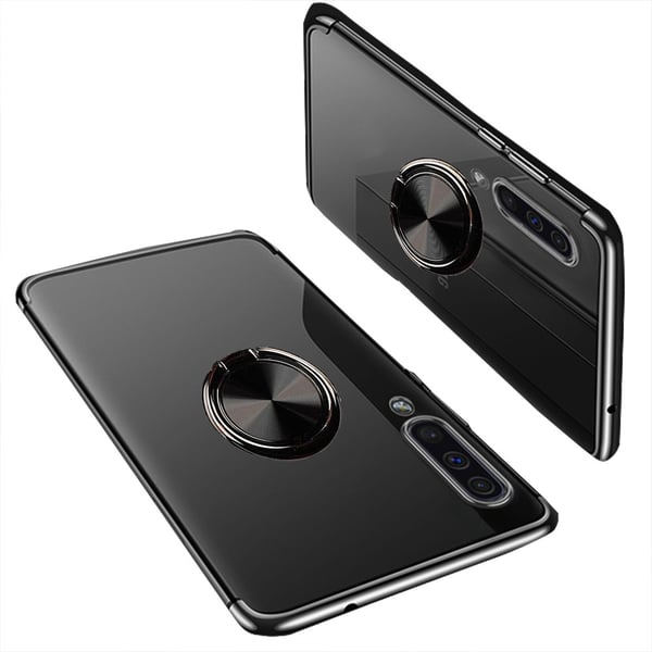 Elegant Silikonskal med Ringhållare Floveme - Samsung Galaxy A70