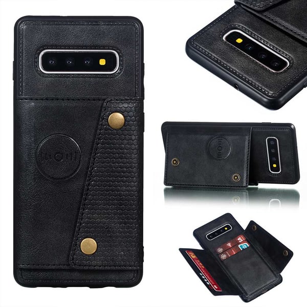 Genomtänkt Skyddsskal med Kortfack - Samsung Galaxy S10