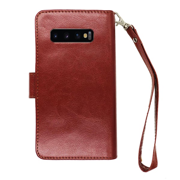 Samsung Galaxy S10 - Stilrent Skyddande Plånboksfodral (9-Kort)