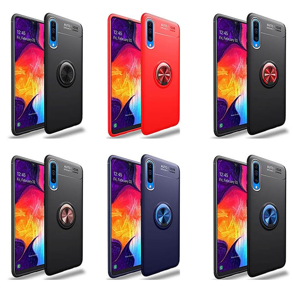 Stötdämpande Skal med Ringhållare - Samsung Galaxy A50