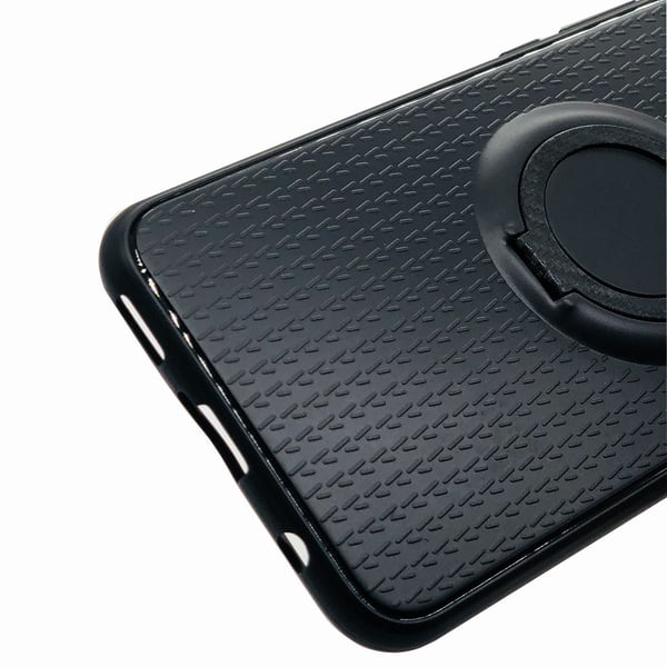 Stilsäkert Skyddskal med Ringhållare - Huawei Mate 20 Lite