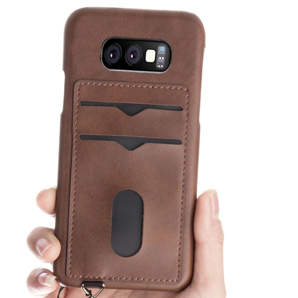 Praktiskt Skal med Korth�llare - Samsung Galaxy S10e