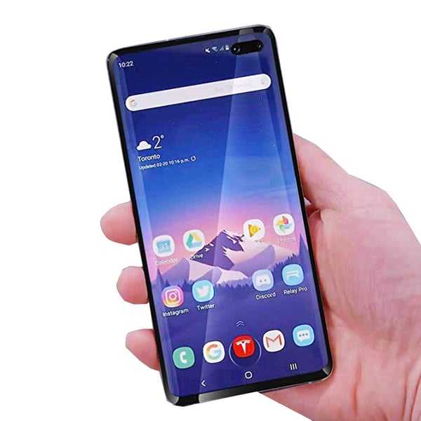 2-PACK Samsung Galaxy S10 Skärmskydd CASE-Friendly HD 0,3mm