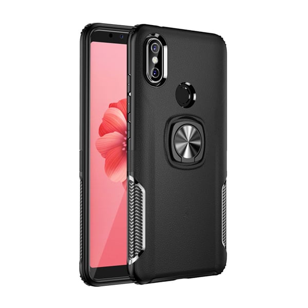 Smidigt Skal med Ringhållare - Huawei P20 Lite