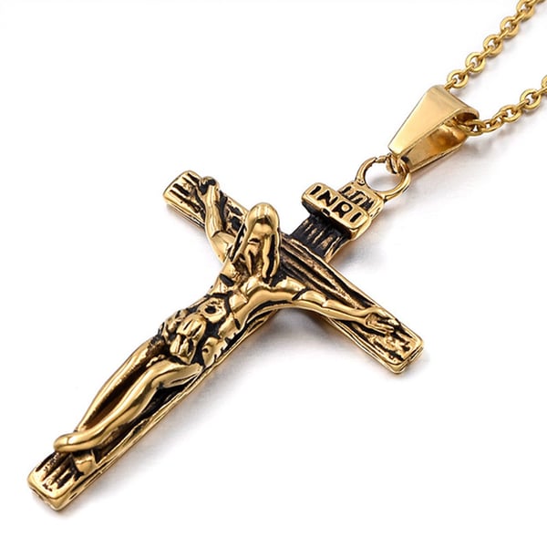 Exklusivt Jesus Kors HÖG KVALITET Halsband