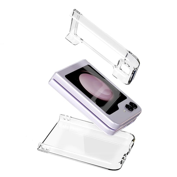 Galaxy Z Flip 6 - Praktiskt Mjukt silikon TPU/PC-skal