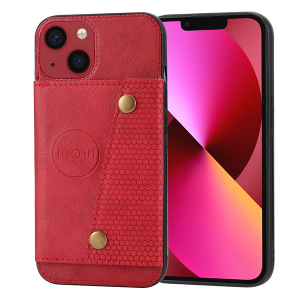 iPhone 14 - FLOVEME Skal med Korthållare