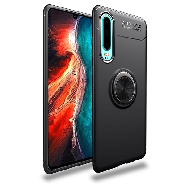 Elegant Smart Skal med Ringhållare AUTO FOCUS - Huawei P30