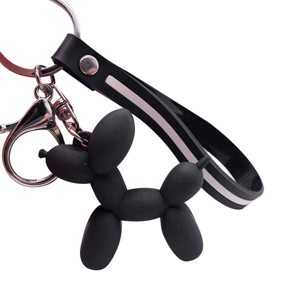 Unik Ballong-Hund Nyckelring