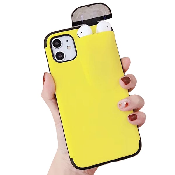 Genomtänkt 2 i 1 Skal med Hörlurs skydd - iPhone 11