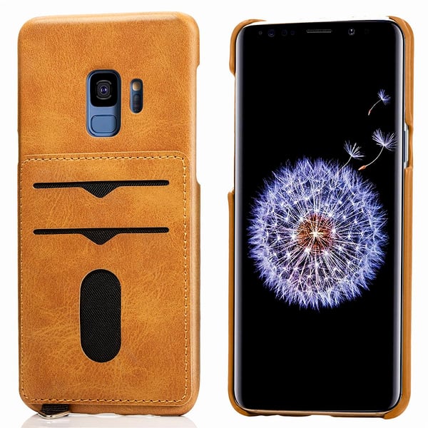 Samsung Galaxy S9 - Stilrent Skal med Korthållare (LEMAN)