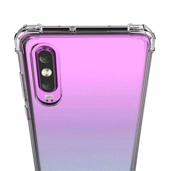 Huawei P30 - Stötdämpande Silikonskal med Skärmskydd