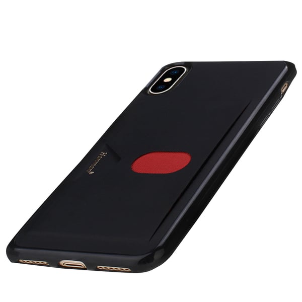 Skyddande Stilsäkert Skal med Kortfack - iPhone X/XS