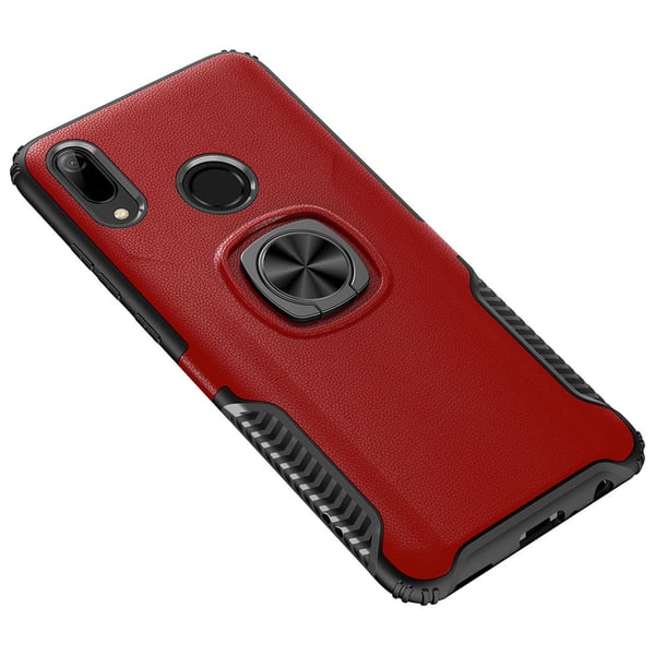 Huawei Y6 2019 - Praktiskt Skal med Ringhållare (LEMAN)