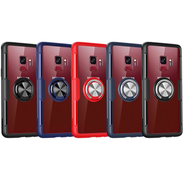 Samsung Galaxy S9+ - Stilsäkert Skal med Ringhållare
