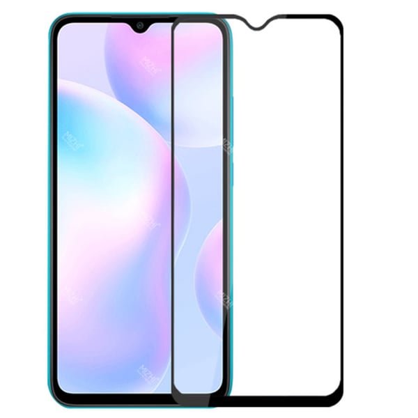 Heltäckande Härdat Glas 2.5D Skärmskydd Redmi 10C