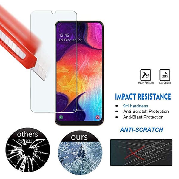 2-PACK Samsung Galaxy A40 Standard Skärmskydd HD 0,3mm