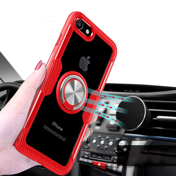 iPhone 6/6S - Praktiskt Skyddande Skal med Ringhållare