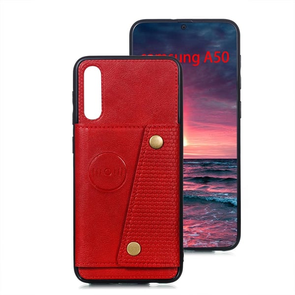 Samsung Galaxy A50 - Praktiskt Smart Skal med Kortfack