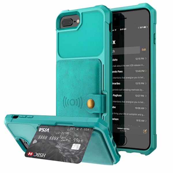iPhone 7 Plus - Praktiskt Skal med Kortfack