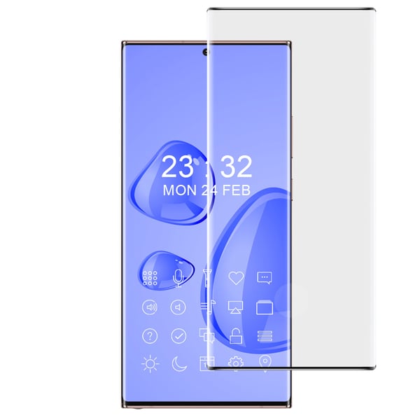 2-PACK Galaxy S22 Ultra Sk�rmskydd CASE-Friendly HD 0,3mm