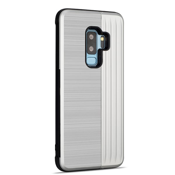 Samsung Galaxy S9+ - Exklusivt Skal med Korthållare (LEMAN)