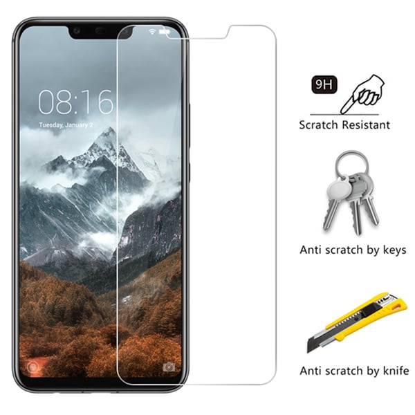 2-PACK Huawei P Smart 2018 Standard Skärmskydd HD 0,3mm