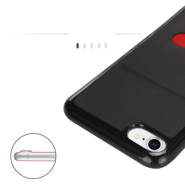 iPhone 7 - Stilrent Praktiskt Skal med Kortplats (HANMAN)