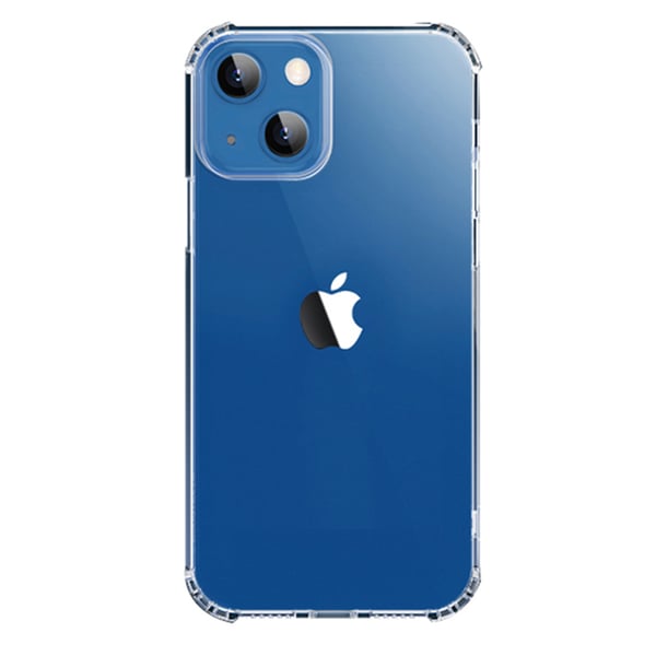iPhone 13 - 1 Set Stötdämpande Silikonskal med Skärmskydd