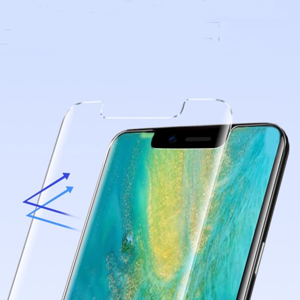 2-PACK HuTech EXXO-Skärmskydd i 3D-edition - Huawei Mate 20 pro