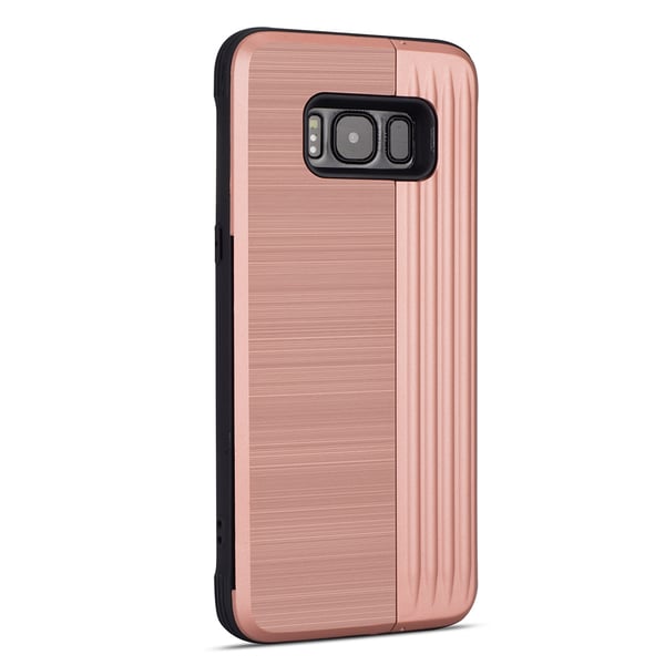 Klassiskt Skal med korthållare från LEMAN - Samsung Galaxy S8+
