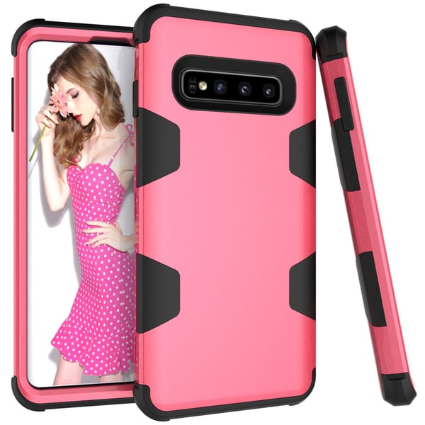 Samsung Galaxy S10 - Praktiskt Skyddande Skal RUGGED ROBOT