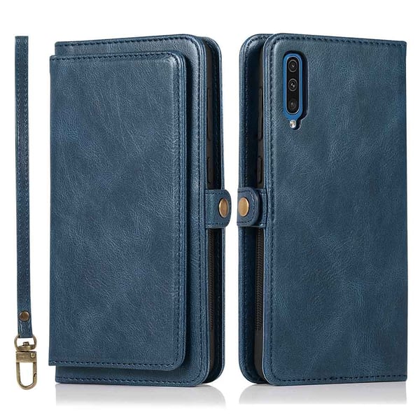 Samsung Galaxy A50 - Stilsäkert Dubbelfunktions Plånboksfodral