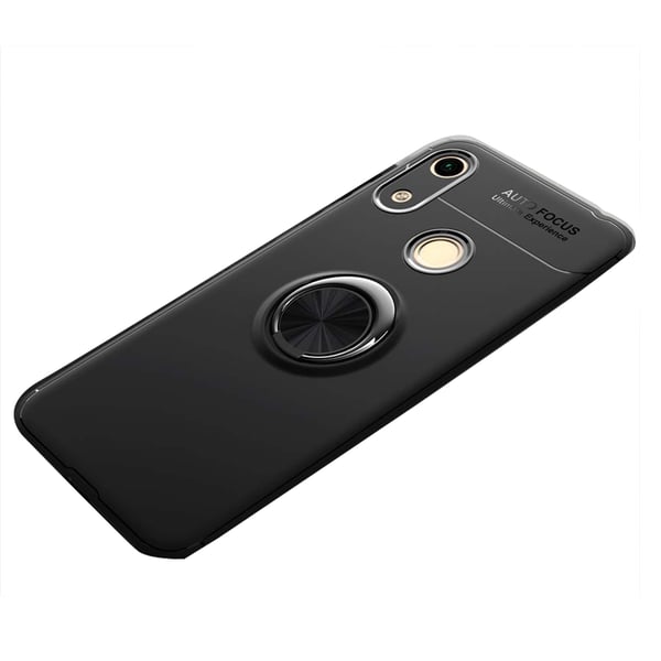 Stilsäkert Auto Focus Skal med Ringhållare - Huawei Y6 2019