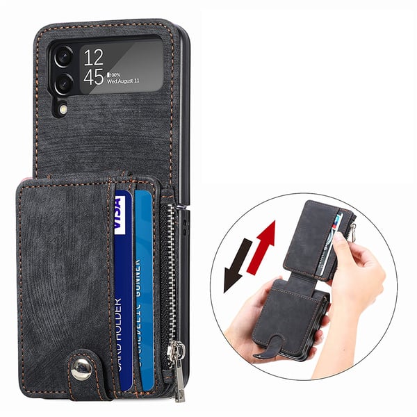 Samsung Galaxy Z Flip 4 - Mobilskal med Korthållare