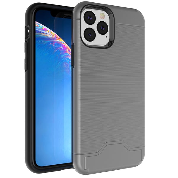 iPhone 11 Pro Max - Stötdämpande Skal med Korthållare