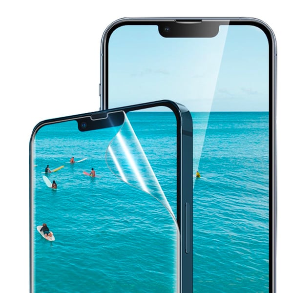 2-PACK iPhone 14 Plus Hydrogel Skärmskydd HD 0,2mm