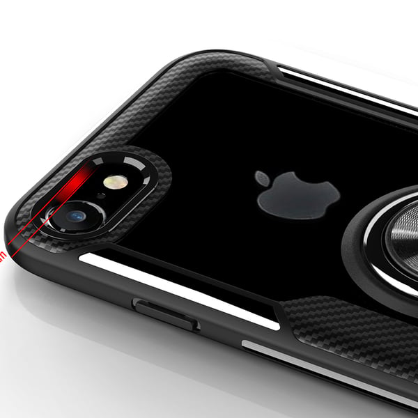iPhone 6/6S - Praktiskt Skyddande Skal med Ringhållare
