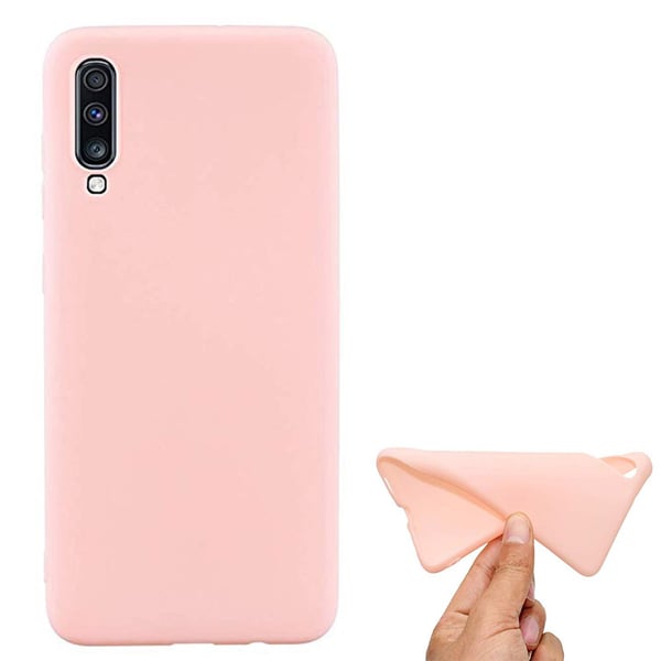 Samsung Galaxy A70 - Stilsäkert Mattbehandlat Silikonskal NKOBEE