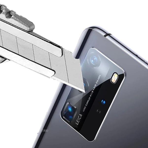 P40 Pro 2.5D Högkvalitativt HD-Clear Ultratunt Kameralinsskydd