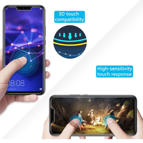 2-PACK Huawei P Smart 2018 Standard Skärmskydd HD 0,3mm