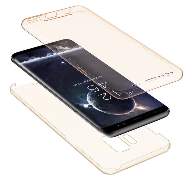 Samsung Galaxy S9 Dubbelsidigt silikonfodral med TOUCHFUNKTION