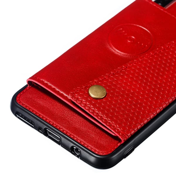Huawei P30 Lite - Praktiskt Retro Skal med Kortfack