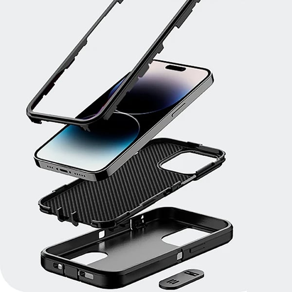 Stiligt och Säkert Skyddsskal för iPhone 15 Pro max