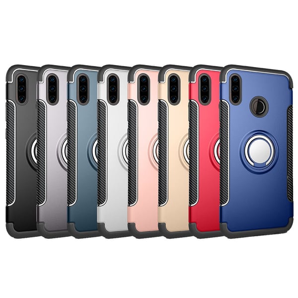 Huawei P30 Lite - Stötdämpande Skal med Ringhållare (FLOVEME)