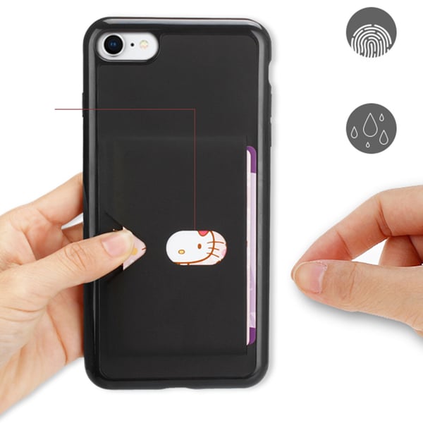 iPhone 7 - Stilrent Praktiskt Skal med Kortplats (HANMAN)