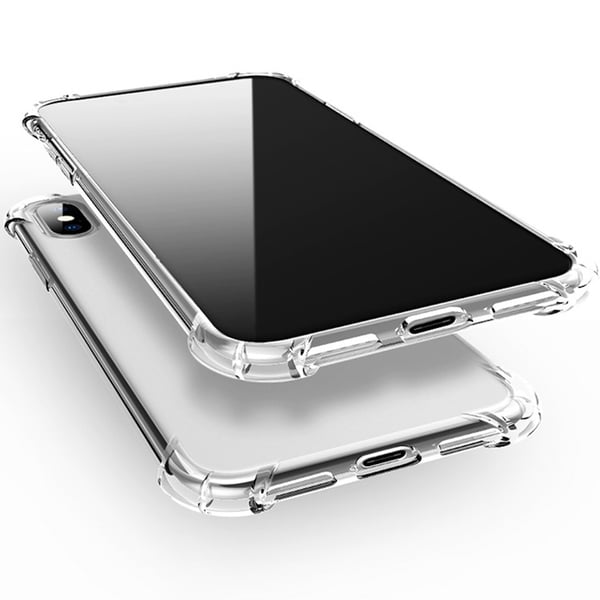 iPhone XS Max - Tunt Silikonskal med Airbagfunktion