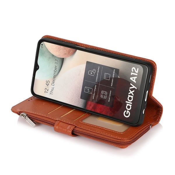 Samsung Galaxy A12 - Elegant Praktiskt Plånboksfodral