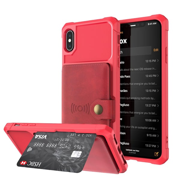 iPhone XS Max - Professionellt Skal med Kortfack