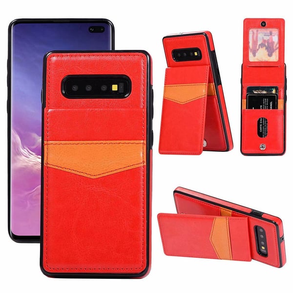 Samsung Galaxy S10 - Stilrent Praktiskt Skal Kortfack (LEMAN)